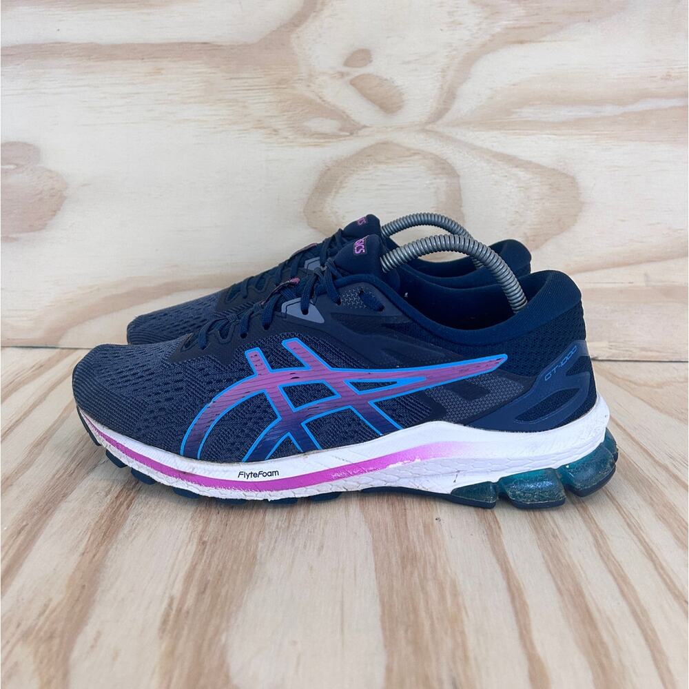Asics - GT-1000 10 - Running Shoes - Blue - Women's - 10 - 1012A878 - Picture 3 of 9